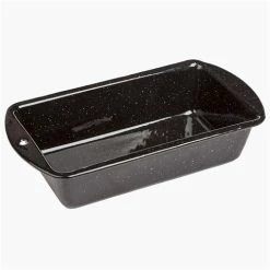 Falcon - Loaf Pan Speckled Black & White 28cm