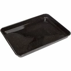 Falcon - Enamel Baking Tray Speckled Black & White 41cm