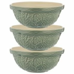 Mason Cash - Nautical Mixing Bowl Grey 26cm Set 3pce