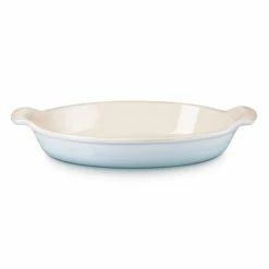 Le Creuset - Heritage Oval Dish Coastal Blue 28cm