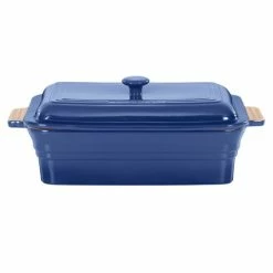 Chasseur - La Cuisson Rectangular Baker With Lid Blue