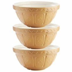 Mason Cash - Mixing Bowl Orange 33cm Set 3pce