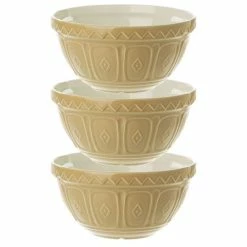Mason Cash - Mixing Bowl Cane 21cm Set 3pce