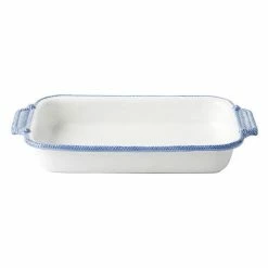 Juliska - Le Panier Blue & White Rectangular Baker 40cm