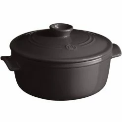Emile Henry - Round Stewpot Charcoal 5L