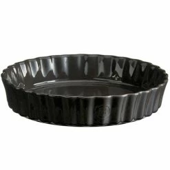 Emile Henry - Deep Flan Dish Charcoal 24cm