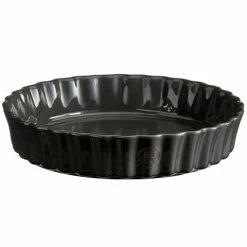 Emile Henry - Deep Flan Dish Charcoal 29cm