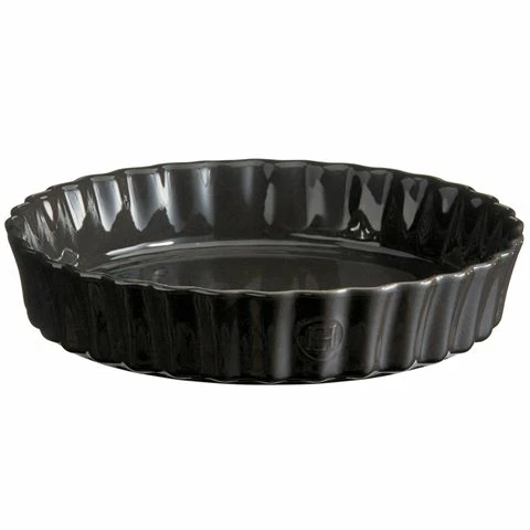 Emile Henry - Deep Flan Dish Charcoal 29cm