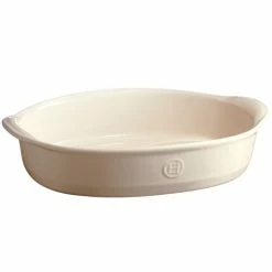 Emile Henry - Oval Oven Dish Medium Clay 35x22cm