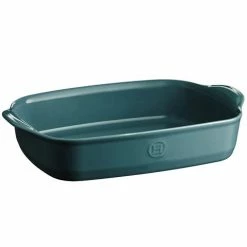 Emile Henry - Rect Oven Dish Medium Blue Flame 36x23cm