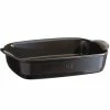 Emile Henry - Rect Oven Dish Medium Charcoal 36x23cm
