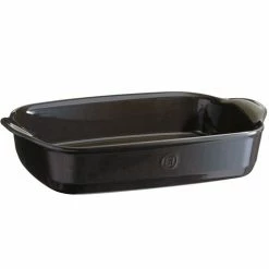 Emile Henry - Rect Oven Dish Medium Charcoal 36x23cm