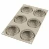 Silikomart - Mini Gemma Silicone Mould 6 Cup Light Grey