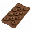 Silikomart - 3D Silicone Mould Choco Crown Brown