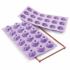Silikomart - Mini Fantasy Silicone Mould 18 Cup Violet