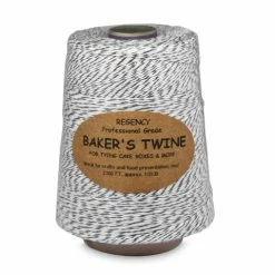 Regency - Bakers Twine Cone Black & White