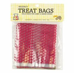 Regency - Medium Polka Dot Cello Treat Bags 12pce