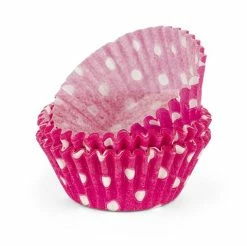 Regency - Polka Dot Mini Baking Cups Pink & White 40pce