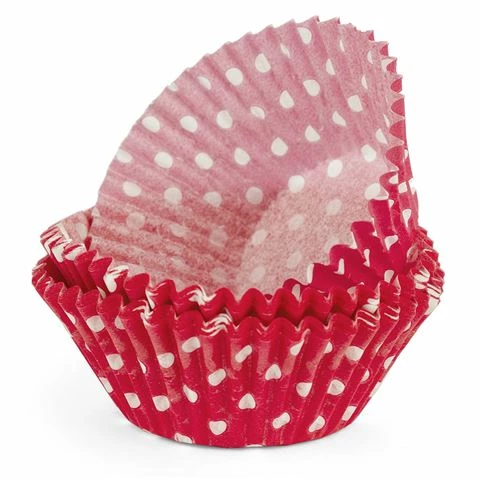 Regency - Polka Dot Baking Cups Red 40pce