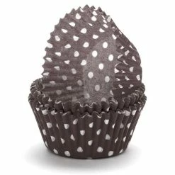 Regency - Polka Dot Baking Cups Brown & White 40pce