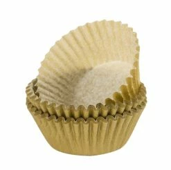 Regency - Matte Mini Baking Cups Gold 40pce