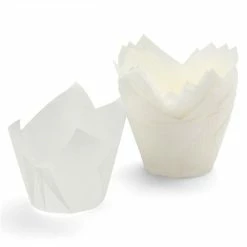 Regency - Tulip Baking Cups White 12pce