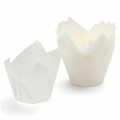 Regency - Tulip Baking Cups White 12pce