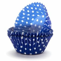 Regency - Polka Dot Baking Cups Blue 40pce