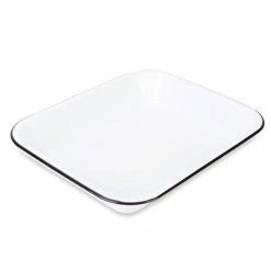 Falcon - Enamel Bake Pan White & Black