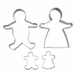 Avanti - Gingerbread Family Cookie Cutter Set 4pce