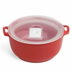 Appolia - Round Dish W/Airtight Lid Poppy Red 18cm