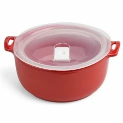 Appolia - Round Dish W/Airtight Lid Poppy Red 25cm