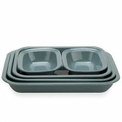 Falcon - Enamel Baking Dish Grey Set 5pce