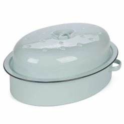 Falcon - Enamel Oval Roasting Dish Pastel 36cm