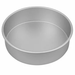 Bakemaster - Silver Anodised Round Cake Pan 25cm