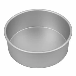 Bakemaster - Silver Anodised Round Cake Pan 20cm