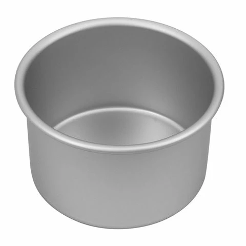 Bakemaster - Silver Anodised Round Deep Cake Pan 15cm