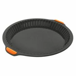Bakemaster - Silicone Round Quiche/Pie Pan 26x3cm