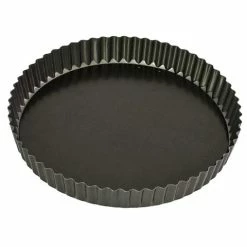 Bakemaster - Loose Base Round Flan/Quiche Pan 25cm