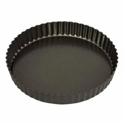 Bakemaster - Loose Base Round Flan/Quiche Pan 23cm