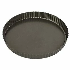 Bakemaster - Loose Base Round Flan/Quiche Pan 30cm