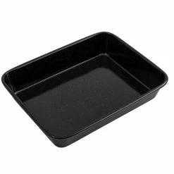 Bakemaster - Professional Vitreous Enamel Roasting Pan 28cm