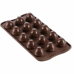 Silikomart - 3D Choco Spiral Silicone Mould Brown