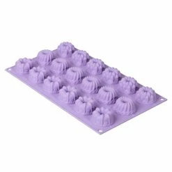 Silikomart - Mini Fantasy Silicone Mould 18 Cup Purple