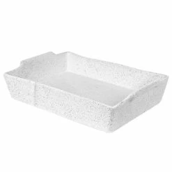 Robert Gordon - Feast Rectangular Granite Baker White 33cm