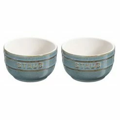 Staub - Ancient Turquoise Ramekin 8cm Set 2pce