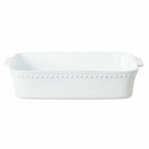 Costa Nova - Pearl White Rectangular Baker Large