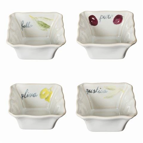 Casafina - Olivia White Ramekin Set 4pce