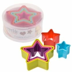 D Line - Cookie Cutter Star Plastic Set 5pce