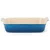 Le Creuset - Heritage Rectangular Dish Marseille Blue 32cm